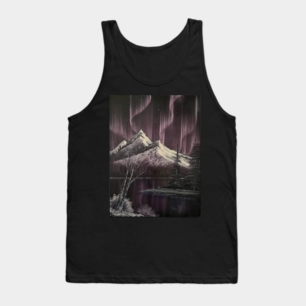 Purple Northern Lights Tank Top by J&S mason